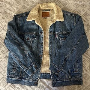 Levis Ex BF Sherpa Trucker Jacket